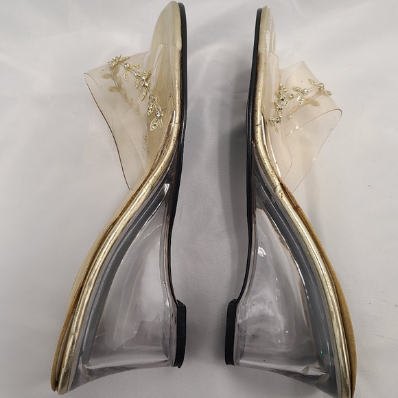 Varsavia Viamara Gold Platform Sandals - Picture 3 of 7